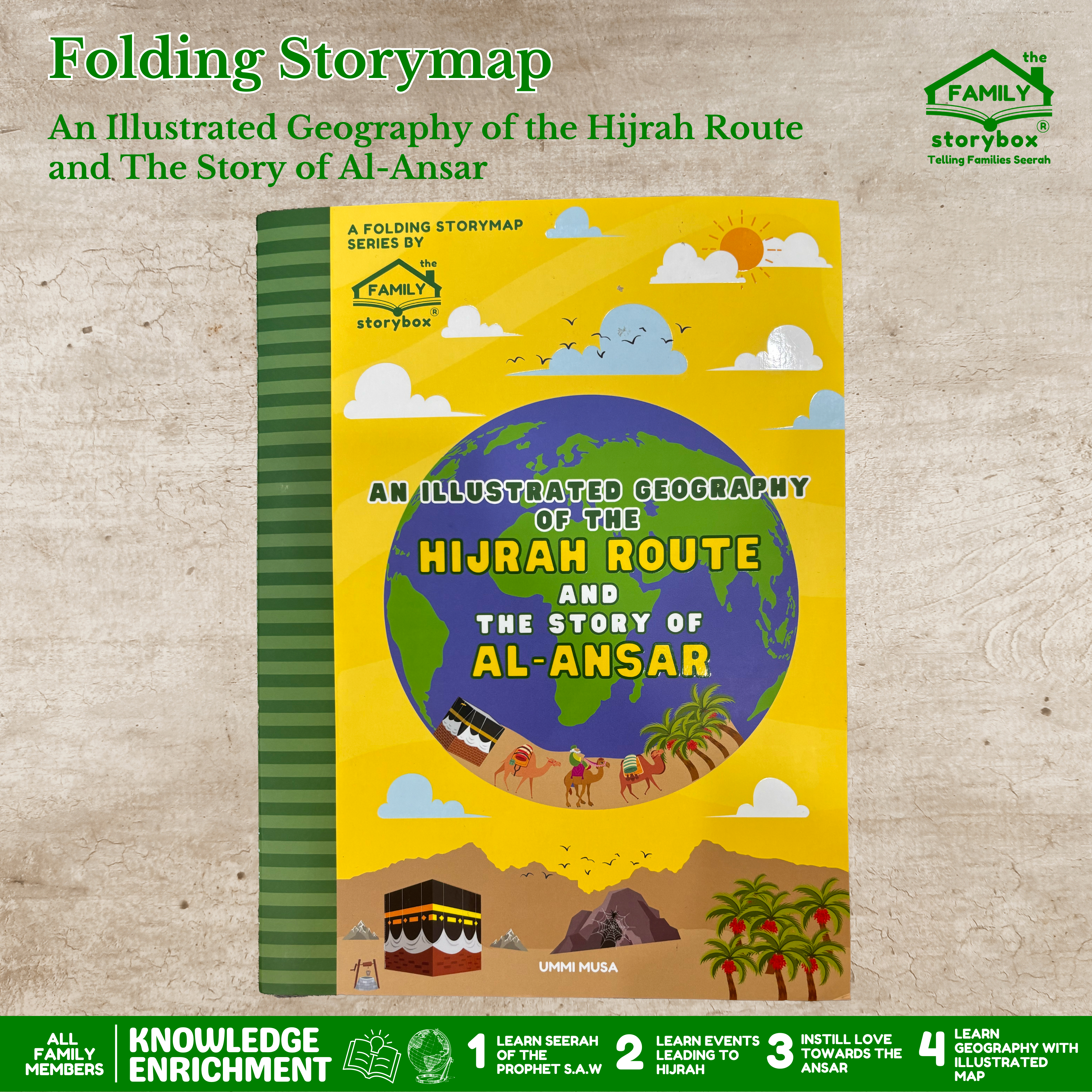 Folding Storymap Hijrah Route and The Story of Al-Ansar